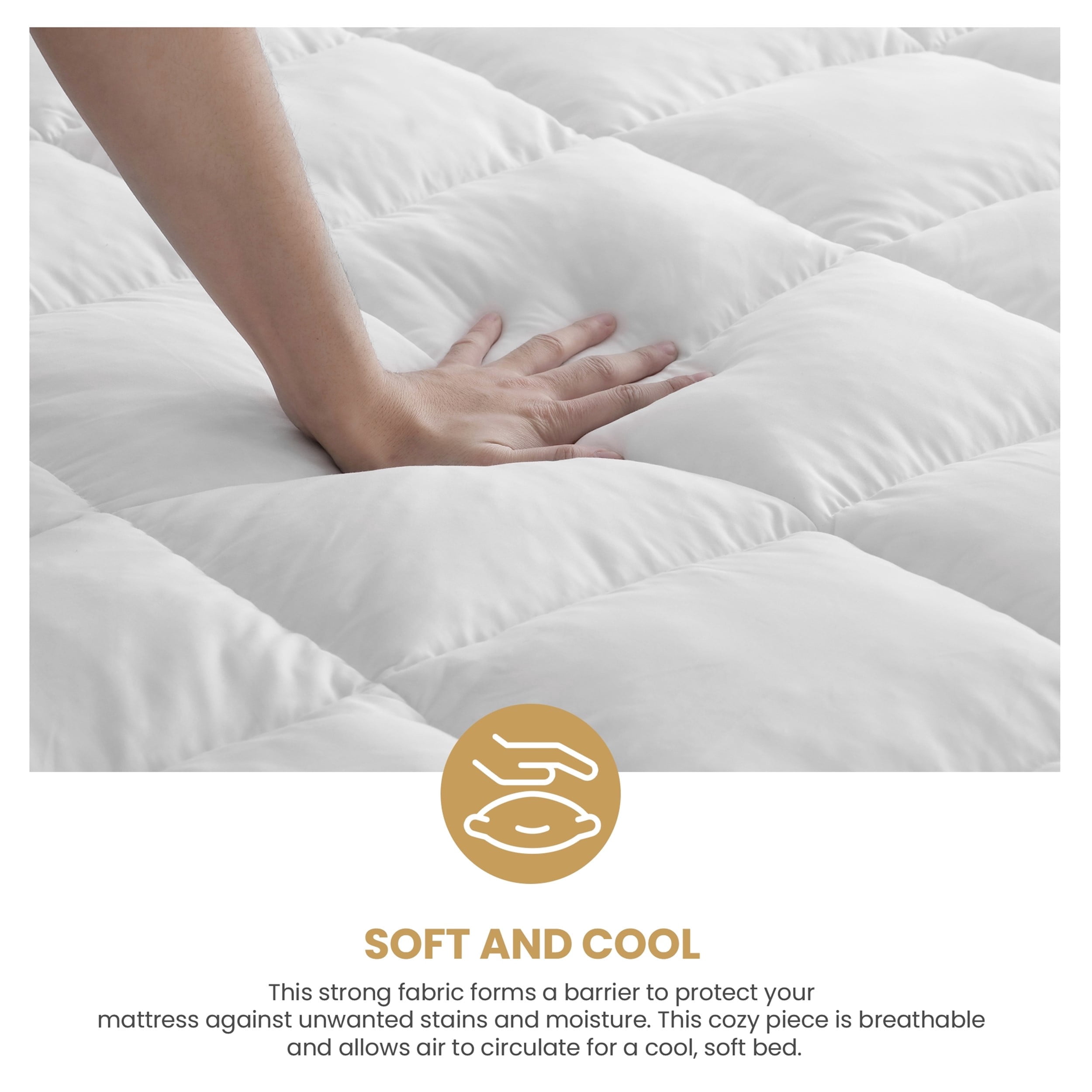 Superior Down Alternative 2" Mattress Topper, Queen
