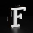 thumbnail image 2 of Unique Bargains Unfinished Wooden Letters F 4.3 Inch Wooden Alphabet Letters Decoration for DIY, 2 of 5