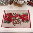 thumbnail image 2 of Ramiter Christmas Placemats For Dining Table 43X 34Cm Seasonal Winter Xmas Snowflakes Holiday Washable Table Mats Counter Table Set, 2 of 4