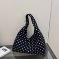 thumbnail image 5 of SPEKSEE Polka Dot Hobo Bag for Women Trendy Slouchy Shoulder Bag Soft Handbag Underarm Purse For Work Travel, 5 of 7