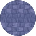 thumbnail image 1 of Ahgly Company Indoor Round Patterned Medium Slate Blue Area Rugs, 3' Round, 1 of 6