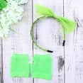 thumbnail image 2 of BEADCEST 1 Set Copper Bracelet for Cosplay Light Green Lace Women Accessories, 2 of 7