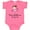 Hot Pink, variant on Inktastic Future Ballerina Girls Dance Girls Baby Bodysuit