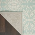 thumbnail image 4 of Nourison Bliss Modern Floral Ivory/Green 5'3" x 7'3" Area Rug, (5' x 7'), 4 of 6