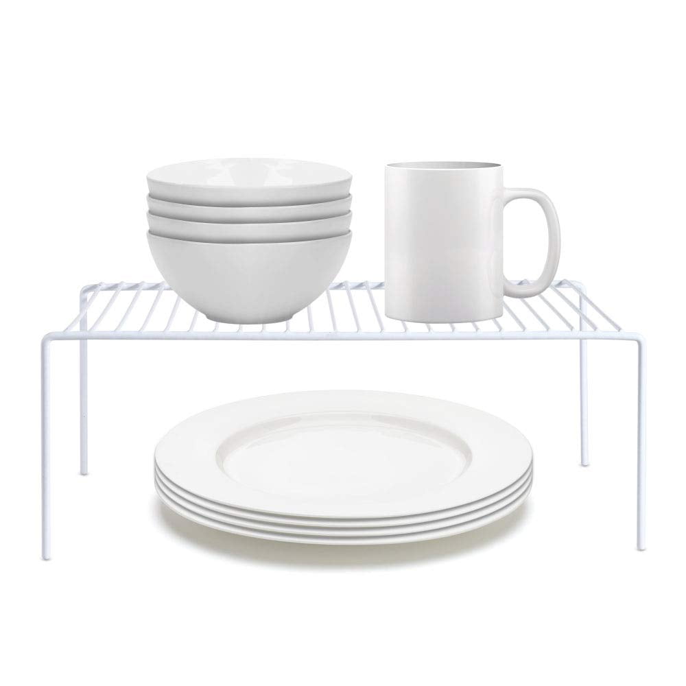 Large (15.7 X 9. 4 Inch) Cabinet Storage Shelf Rack  Rustproof Kitchen Counter And Organizer For Fridge Bathroom Set Of 4