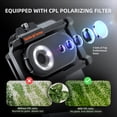 thumbnail image 2 of Microscopio para Teléfono Spider Farmer, Microscopio Portátil con Aumento 200X, Luz LED UV y Lente CPL para iPhone y Android, Lente de Zoom para Plantas, Monedas y Joyería, 2 of 7