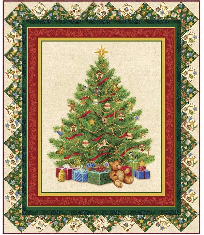 Fanfare Quilt Kit featuring O Tannenbaum designed by QT Fabrics