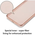 thumbnail image 6 of Electroplated Magnetic Ring Holder Case for iPhone X iPhone Xs, 360 Degree with Rotation Metal Finger Ring Holder Magnet Car Holder Soft Silicone Shockproof Cover for iPhone X/XS - Light Pink, 6 of 13