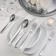thumbnail image 3 of Hudson Essentials 40-Piece Hammered 18/10 Stainless Steel Flatware Set, Service for 8 - Bergamo, 3 of 4