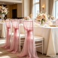 thumbnail image 6 of Miwamany Mesh Chair Sashes, 7.8 x 108 IN Sheer Wedding Chair Covers Reusable Bow Decorations for Wedding Party Banquet Event, 6 of 6