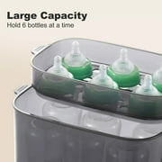 AMZBABYCHEF Steam Sterilizer Dryer for Baby Bottles, Baby Bottle Sterilizer & Dryer