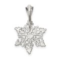 thumbnail image 4 of FB Jewels Sterling Silver Diamond Cut Snowflake Pendant, 4 of 4
