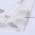 thumbnail image 4 of EastVita 2PCS Linen Textured Translucent Sheer Tiers Embroidered Leaves Pattern Small Window Panel Drapes for Kitchen/Cafe, 4 of 7
