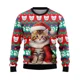 thumbnail image 5 of Suéter navideño feo con forma de gato 2024, suéter para hombre, sudadera con cuello redondo para vacaciones de otoño y Navidad, sudaderas con gráficos de gatos kawaii, 5 of 5