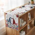 thumbnail image 6 of Table Runners 70 Inches Long Dress Scarves, Pink Valentine's Day Farmhouse Coffee/Dining/Kitchen Table Decor, Holiday Table Runner, Gnomes Floral Eucalyptus Leaves Wooden 13x70 Inch, 6 of 9