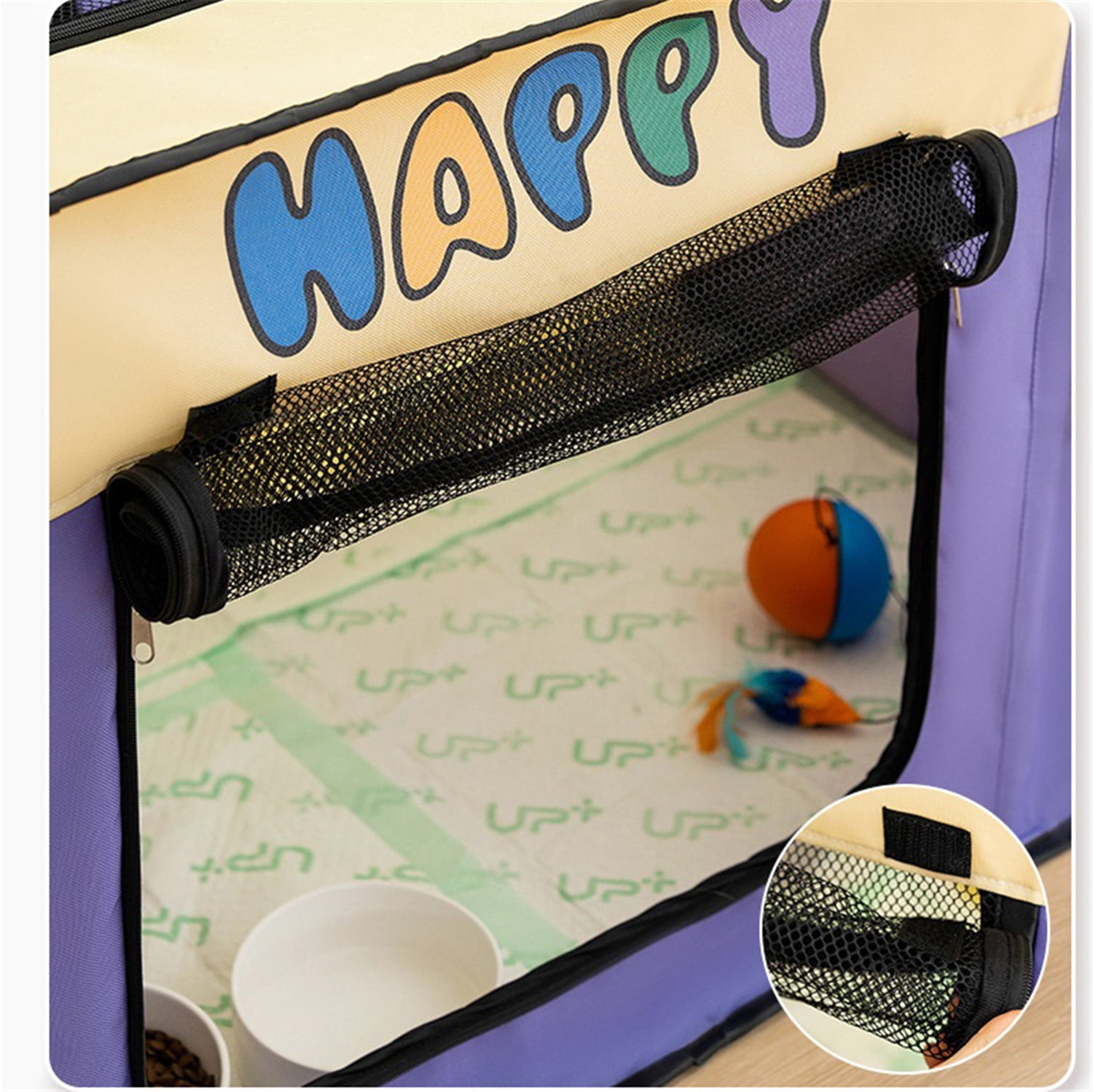 Merkaren Foldable Pet Playpen, cat playpen, Puppy Play Pen for Indoors