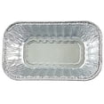 thumbnail image 4 of 1 lb. Red Holiday Christmas Snowman Aluminum Foil Small Mini Loaf / Bread Baking Pans (Pack of 12), 4 of 6