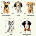 thumbnail image 2 of Cuddly Dog Plush Toy - 11in Cute Lifelike Puppy Stuffed Animal Soft Sensory Companion Doll, 2 of 8