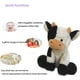 thumbnail image 3 of Peluche animal de peluche de vaca de 22cm para niños ER, 3 of 4
