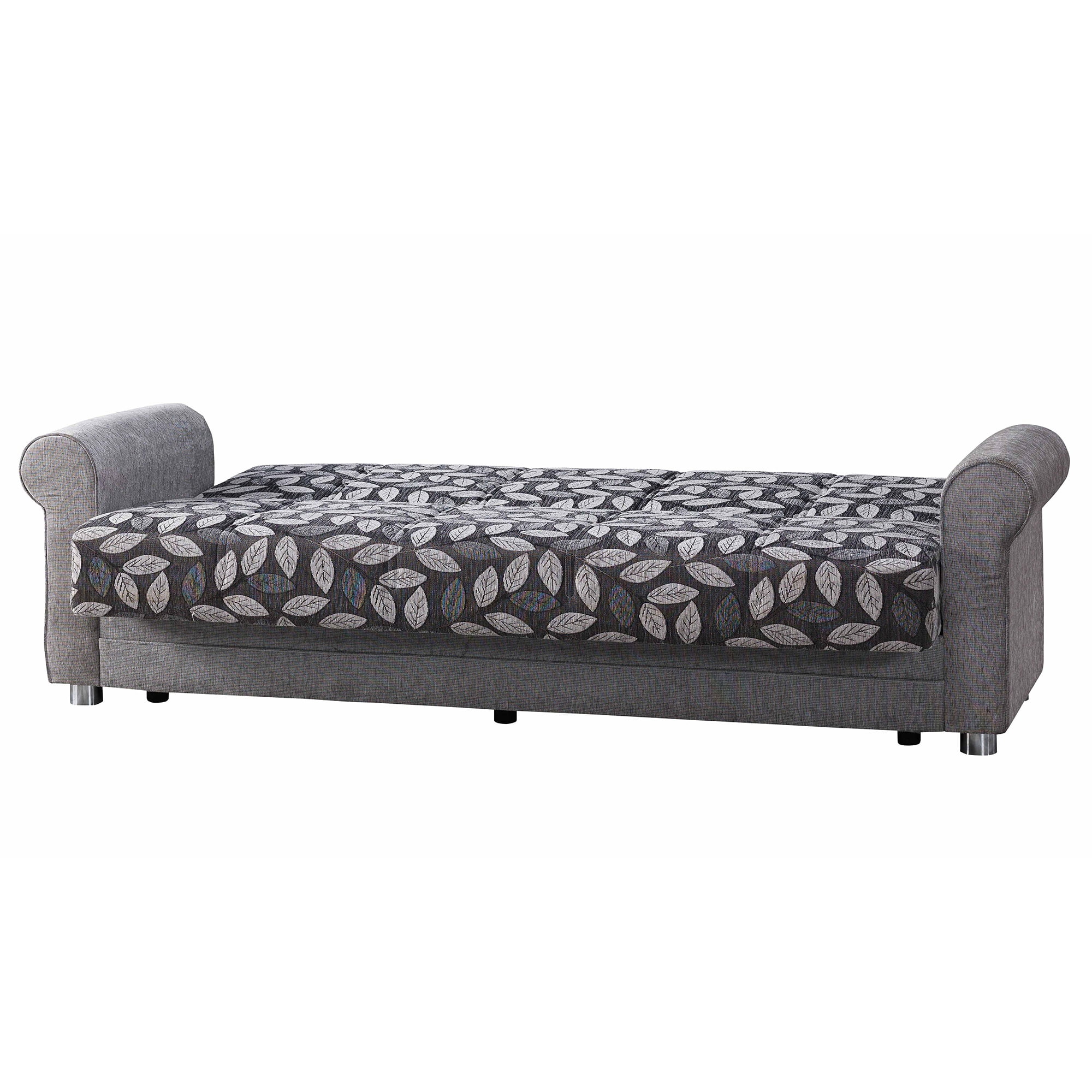 Ottomanson Convertible Sleeper Sofa Bed with Hidden Storage, Firm Comfort Couch, Beige