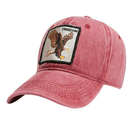 

PANOEGSN Womens Mans Cotton High Quality Embroidered Animals Printing Baseball Caps Adjustable Unisex