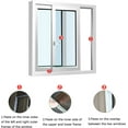 thumbnail image 4 of Crrynuo - Burlete autoadhesivo con cepillo de 5 m para puertas y ventanas. 5 m (largo) x 9 mm (ancho) x 9 mm (alto). Cepillo para burletes de puertas, ventanas y armarios (gris)., 4 of 6