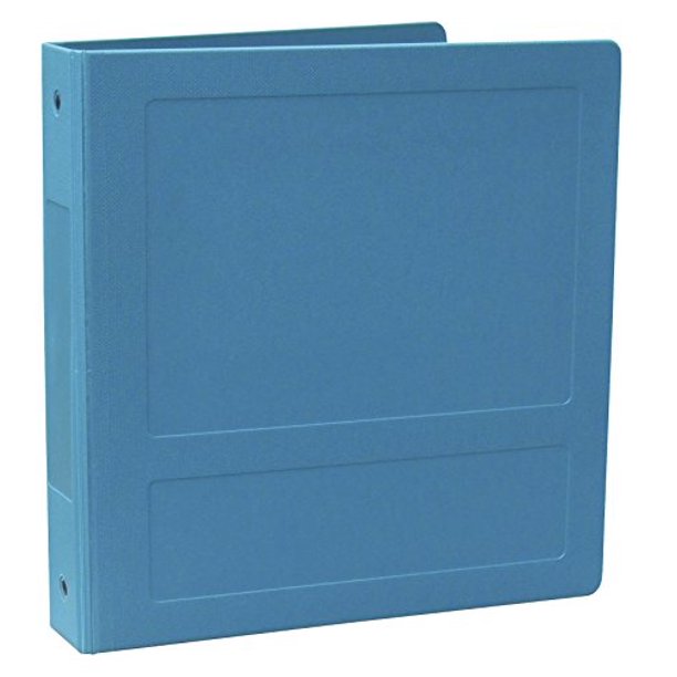 Omnimed Side 3 Ring Open Poly Binder, Aqua, 2.5"
