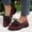Wine, variant on Crunowin Women's Bowknot Heel Loafers, Thick Sole Bowknot Decoration Height-Increasing Sole Trendy Comfortable Casual Footwear Wine