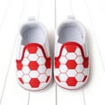 thumbnail image 5 of Otqutp Baby First Walking Shoes Spring Summer Children Baby Toddler Boys Girls Casual Shoes Flat Bottom Light Slip On Football Print Shoes, 5 of 9