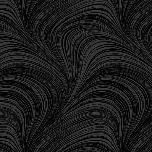 A Festive Season 2 Wave Texture Black Cotton Fabric By Benartex Walmart Com Walmart Com