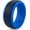 Black-Blue-Basic, variant on Silicone Wedding Ring for Men Women, 8mm Step Edge Purple & Black Rubber Wedding Band, Breathable Internal Water Ripple Design, Durable & Flexible Sport Ring for Gym Outdoor Work Size 10
