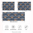 thumbnail image 2 of Yayeee Pillowcase Standard Size Set of 2 Satin Wrinkle Resistant Envelope Pillow Case, Blue Elegant Geometric, 2 of 8