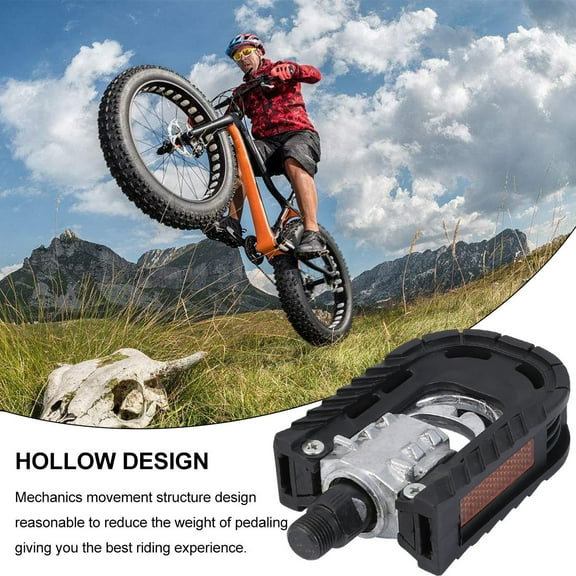 PAMINGONO 2Pcs Foldable Bike Pedals Square Shape For Mountain And Road Biking