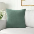 thumbnail image 4 of Zmeidao Solid Color Decorative Throw Pillow, Soft Farmhouse Square Textured Decorative Couch Cushion for Sofa Bed Living Room Home Decor, 17.7x17.7 in, 4 of 8
