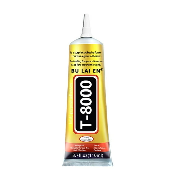 1pc Upgrade T-8000 Transparent Glue Mobile Phone Screen Repair Elastic Glue Plastic Rubber Shoes Jewelry Super Glue, Jewerly Craft Rhinestone Phone Frame Fix Screen Glass Glue 3.88oz/1pc