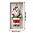 thumbnail image 3 of Dalxymotic Christmas Door Tapestry, Xmas Front Door Hanging Cloth Cover, Christmas Decorations Indoor Outdoor, Winter Indoor Tapestry Cover Decor for Door, Wall, Bedroom, Home, 3 of 9
