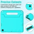 thumbnail image 4 of BMOUO Kids Case for Onn. 10.4" Tablet Pro 2023 (Model:100110603), Light Weight Shockproof Convertible Handle Stand Case for Onn 10.4 inch 2023 Pro Release , Teal, 4 of 7