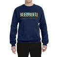 thumbnail image 2 of Wild Bobby Godfidence- Knowing I Can't But He Can Blue and Brown Cheetah Print Inspirational/Christian Unisex Crewneck Sweatshirt, Navy, Medium, 2 of 6