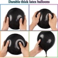 thumbnail image 5 of Kit de arco de guirnalda de globos negros YONGSHENG 107 piezas 5 10 12 18 pulgadas, 5 of 5