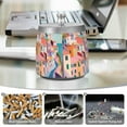 thumbnail image 6 of Yayeee Ashtray with Lid for Cigarette Smokeless Stainless Steel Home Ash Holder, Abstract Painting, 6 of 7