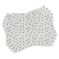 thumbnail image 1 of Ambesonne Bowling Party Place Mats Set of 4, Hobby Sketchy, Standard Size, Dark Brown White, 1 of 6