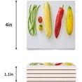 thumbnail image 3 of FMSHPON Green Beans Tomatoes Corn Papaya Plant Set of 6 Coaster for Drinks, Absorbent Ceramic Stone Coasters Cup Mat with Cork Base for Home Kitchen Room Coffee Table Bar Decor, 3 of 4