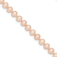thumbnail image 1 of 14K Or Jaune 7-8mm Rose FW Cultivé Près de Collier de Perles Rondes 18 Pouces, 1 of 3