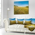 thumbnail image 3 of Designart Sunrise Over Green Mountains - Landscape Photo Throw Pillow - 18x18, 3 of 5
