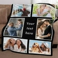 thumbnail image 4 of Personalized Blankets and Throws Photo Blanket Customized Using My Own Photos Customized Blanket Collage Blanket Customized, 4 of 6