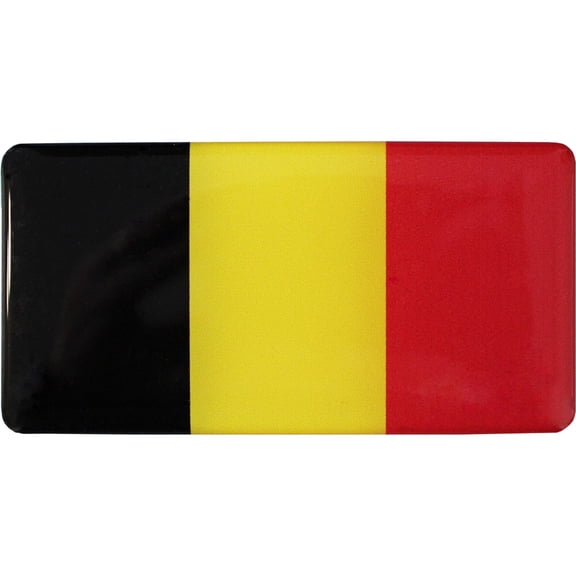 Belgium Domed Sticker