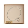 thumbnail image 3 of 7 inch Oval Eye Hook Bangle Bracelet w/ St. Anthony of Egypt in Gold-Filled, 3 of 3