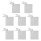 thumbnail image 1 of 8pcs Refrigerator Door Clips Grey Food Bag Organizer for Fridge & Freezer Storage, Efficient Hanging Separator for Tidy Kitchen, 1 of 3