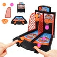 thumbnail image 2 of Jeu de Tir de Basketball pour 2 Joueurs Jouet de Bureau Casse-Tête Fête Interactif Activité pour Enfants, 2 of 9