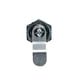thumbnail image 3 of Pack 4 Pzs Cerradura De Acero Con Llave P/ Gabinete plateado 5.5cm, 3 of 6